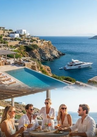 7-Day Private Villa & Yacht Week in Mykonos