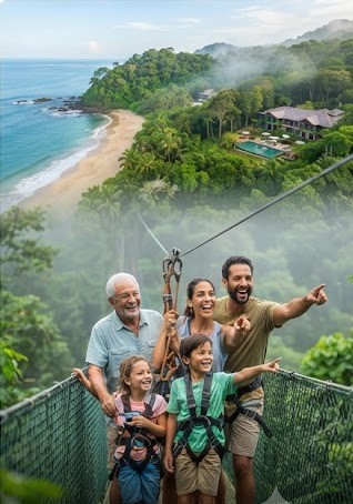 8-Day All-Generations Safari & Beach Lodge in Costa Rica