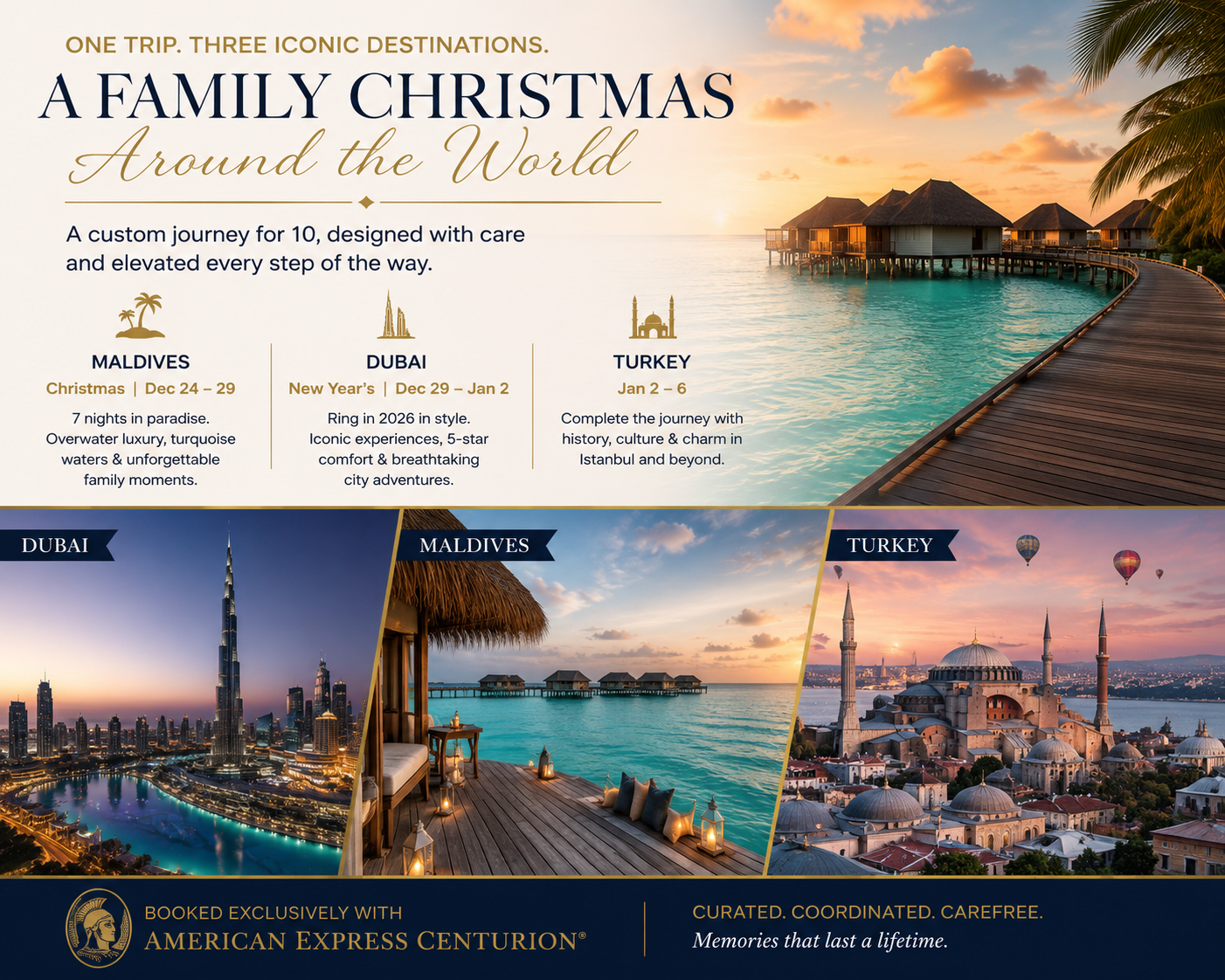 An AmEx Family Christmas Across Three Continents